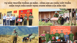 Tự hào truyền thống 80 năm - Công an Lai Châu góp phần hiện thực hóa khát vọng vươn mình của dân tộc