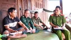 Công an xã Ia Nan, tỉnh Gia Lai làm tốt công tác thu hồi vũ khí, pháo trái phép