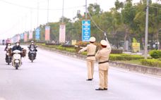 Công an Thanh Hóa tăng cường bảo đảm trật tự, an toàn giao thông trong thời gian diễn ra Đại hội Đảng XIV