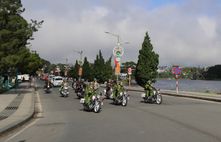 Cảnh sát 113 - Công an Lâm Đồng tăng cường tuần tra, bảo vệ an toàn   Đại hội lần thứ XIV của Đảng