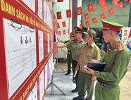 Giữ an ninh từ cơ sở, bảo đảm tuyệt đối an toàn các điểm bầu cử trên địa bàn Lâm Đồng