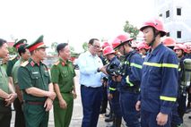 Phó Chủ tịch Quốc hội kiểm tra công tác bảo đảm an ninh, an toàn bầu cử tại Công an tỉnh An Giang