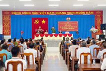 Tiếp xúc cử tri khu vực xã đảo, tỉnh Vĩnh Long