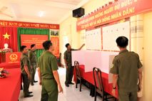 Lực lượng tham gia bảo vệ an ninh, trật tự ở cơ sở phát huy vai trò nòng cốt trong bảo đảm an toàn cuộc bầu cử 