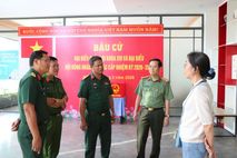 Công an tỉnh An Giang bảo đảm tuyệt đối an ninh, an toàn cho ngày bầu cử