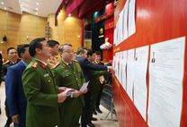 Cử tri Công an Lạng Sơn chủ động bầu cử để thực hiện nhiệm vụ