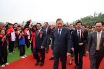 Tổng Bí thư Tô Lâm dự lễ khởi công xây dựng Trường Phổ thông nội trú liên cấp tại Lạng Sơn