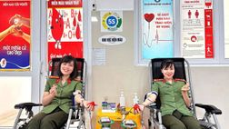 03 cán bộ Công an tỉnh Quảng Trị kịp thời hiến máu cứu người trong cơn nguy kịch