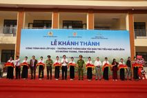 Điện Biên: Khánh thành công trình nhà lớp học tại Trường phổ thông dân tộc bán trú tiểu học Huổi Lếch