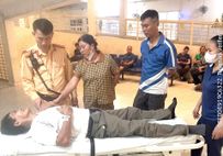 Cảnh sát giao thông kịp thời đưa cấp cứu người đàn ông bị đột quỵ trên đường