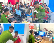 Công an tỉnh Hà Tĩnh đẩy nhanh tiến độ cấp căn cước, định danh điện tử cho công dân từ 6 đến 14 tuổi