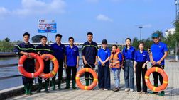 Tuổi trẻ Công an Vĩnh Long chung tay phòng, chống đuối nước trong mùa hè