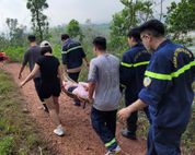 Giải cứu thành công một người dân gặp nạn tại khu vực núi Sơn Đào, TP Hải Phòng