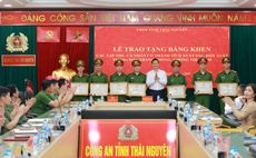 Thái Nguyên: Khen thưởng các tập thể, cá nhân có thành tích xuất sắc, đột xuất trong đấu tranh phòng, chống tội phạm