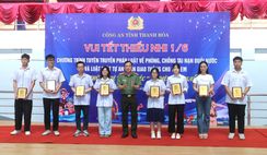 Lan tỏa yêu thương chương trình “Vui Tết thiếu nhi 1/6” của Công an Thanh Hóa