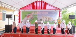 Công an tỉnh Lạng Sơn khởi công xây dựng công trình Trạm Y tế xã Thụy Hùng
