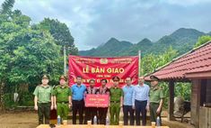 Công an tỉnh Phú Thọ mang nguồn nước sạch đến với bà con nhân dân xã Pà Cò
