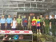 Công an xã Tây Yên Tử, tỉnh Bắc Ninh kịp thời cứu hộ thành công 01 nam du khách bị kiệt sức trong rừng