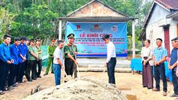 Quảng Trị: Khởi công sửa nhà cho cựu thanh niên xung phong