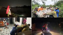 Bắc Ninh: Xuyên đêm hỗ trợ Nhân dân ứng phó mưa lũ