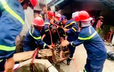 Kịp thời cứu người rơi xuống giếng