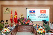 Thắt chặt quan hệ hữu nghị, hợp tác giữa Công an tỉnh Phú Thọ và Công an tỉnh Luông Nậm Thà