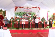 Công an tỉnh An Giang đồng loạt tổ chức Lễ khởi công xây dựng trụ sở Công an tại 10 xã, phường biên giới