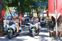 Thái Nguyên: Phát động Tháng cao điểm an toàn giao thông cho học sinh đến trường