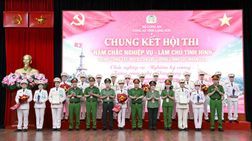 Lạng Sơn: Chung kết Hội thi “Nắm chắc nghiệp vụ - làm chủ tình hình” trong công tác nghiệp vụ cơ bản lực lượng Cảnh sát nhân dân