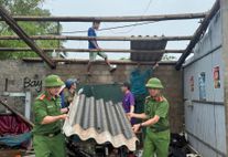 Công an tỉnh Quảng Trị đồng hành cùng nhân dân khắc phục hậu quả thiên tai