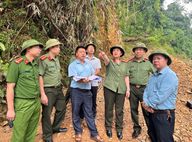 Công an tỉnh Lạng Sơn chủ động khảo sát, chuẩn bị xây dựng cầu dân sinh tại xã Quý Hòa