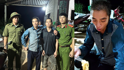 Công an xã Vĩnh Linh, tỉnh Quảng Trị tìm kiếm, hỗ trợ người dân bị lạc đường