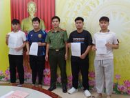 Những lá đơn tình nguyện tham gia nghĩa vụ Công an nhân dân 
