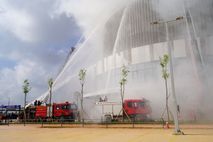 Thanh Hóa diễn tập chữa cháy, cứu nạn, cứu hộ cấp tỉnh tại AEON MALL