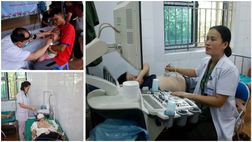 Gần 500 lượt người dân Nậm Kè, tỉnh Điện Biên được khám, tư vấn sức khỏe miễn phí