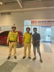 Cảnh sát giao thông Công an tỉnh Tây Ninh mở đường, đưa bệnh nhân đi cấp cứu