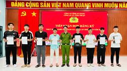 An Giang: Nhiều công dân tình nguyện đăng ký thực hiện nghĩa vụ Công an nhân dân năm 2027