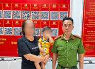 Công an tỉnh Cà Mau kịp thời hỗ trợ cháu bé đi lạc trở về với gia đình