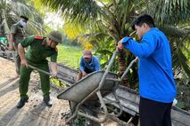 Dấu ấn tuổi trẻ Công an thành phố Cần Thơ trên những công trình vì dân