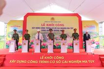 Công an tỉnh Quảng Ngãi khởi công xây dựng Cơ sở cai nghiện ma tuý