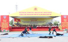 Công an tỉnh Ninh Bình báo cáo kết quả huấn luyện, diễn tập phương án bảo đảm ANTT tại khu công nghiệp