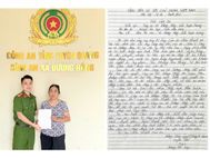 Ấm áp những lá thư cảm ơn lực lượng Công an giúp người dân nhận lại tiền chuyển nhầm