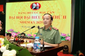 Thứ trưởng Đặng Hồng Đức dự Đại hội Đảng bộ Cục Hậu cần lần thứ II, nhiệm kỳ 2025 – 2030