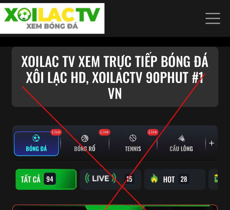 Khởi tố 30 bị can trong đường dây web lậu Xôi Lạc