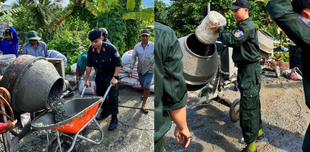 Tuổi trẻ Công an thành phố Cần Thơ chung tay xây dựng nông thôn mới