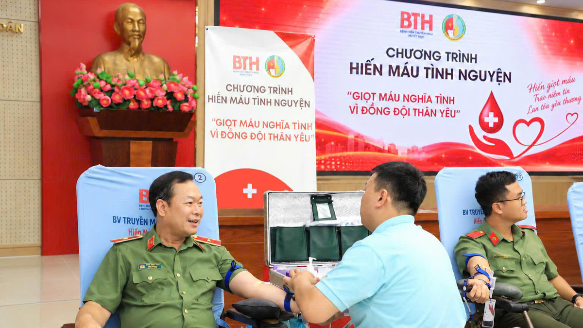 Trường Đại học An ninh nhân dân tích cực hưởng ứng phong trào hiến máu tình nguyện năm 2026
