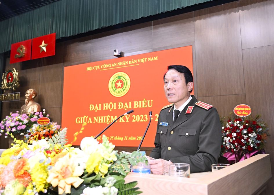 Hội Cựu CAND Việt Nam khẳng định rõ nét vai trò, vị thế trong nửa đầu nhiệm kỳ 2023 - 2028