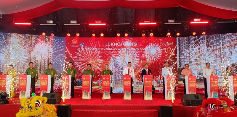 Khởi công Dự án nhà ở cho lực lượng vũ trang Công an nhân dân tại TP. Hồ Chí Minh