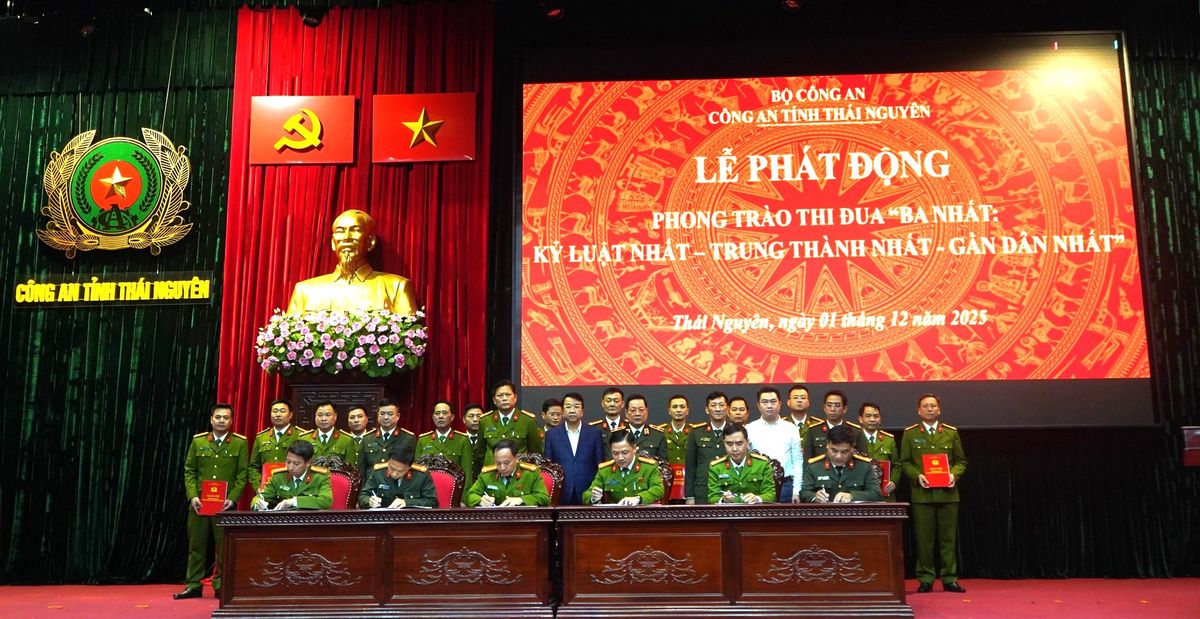 Quyết tâm cao, nỗ lực lớn, xây dựng Đảng bộ Công an tỉnh Thái Nguyên vững mạnh toàn diện