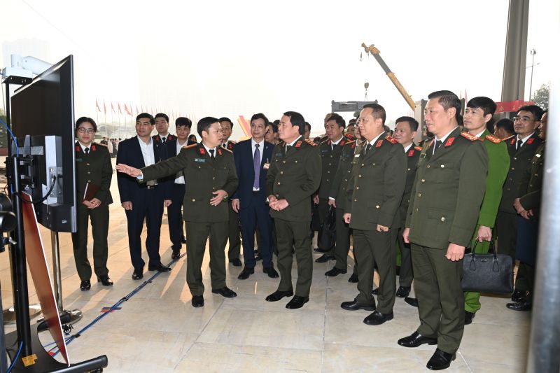 Thứ trưởng Lê Quốc Hùng kiểm tra công tác bảo vệ Đại hội đại biểu lần thứ XIV của Đảng